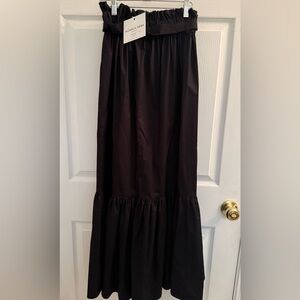 MONICA NERA Cindy Black Maxi Skirt